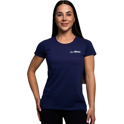 GymBeam Dámské triko Basic Navy Blue – Zboží Dáma