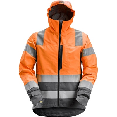 Snickers Workwear bunda AllroundWork reflexní nepromokavá tř. 3 oranžová