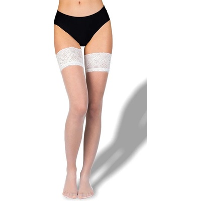 Samodržiace pančuchy Lady hold-ups 20 DEN biela