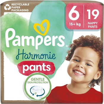 Pampers Harmonie Pants Size 6 пелени-гащички 13 - 19 kg 19 бр
