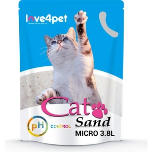 Cat Sand Micro Silicone Cat Litter - PH Control 3, 8 л (променя цвета си, за да открие ранни признаци на заболяване)