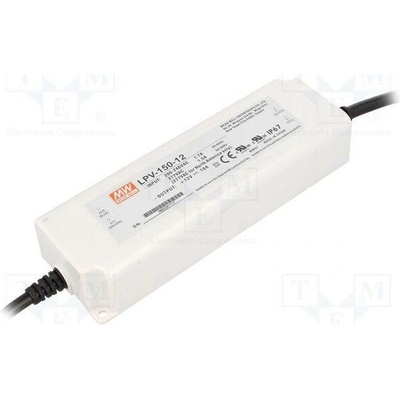 MEAN WELL LPV-150-12 Napájecí zdroj: spínaný; LED; 120W; 12VDC; 10A; 180÷305VAC; IP67