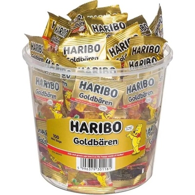 Haribo plyšové medvedíky malé vrecúška 100 x 9,8 g