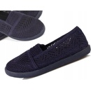 Čipkované tenisky tmavomodré