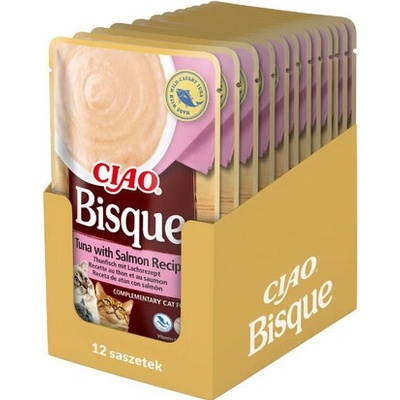 Caio Bisque Krémová polévka s tuňákem a lososem 12 x 40 g