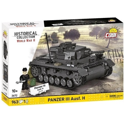 COBI 2672 WW II Nemecký stredný tank Panzer III Ausf. J1:28
