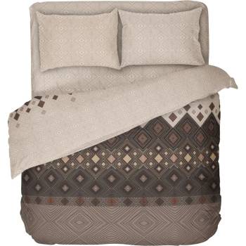 Image 1 of Dilios Двоен спален комплект КАФЕ с един плик 100% памук