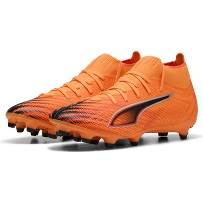 PUMA Дамски футболни бутонки Puma Ultra 5 Match+ Womens Firm Ground Football Boots - Orange/Black