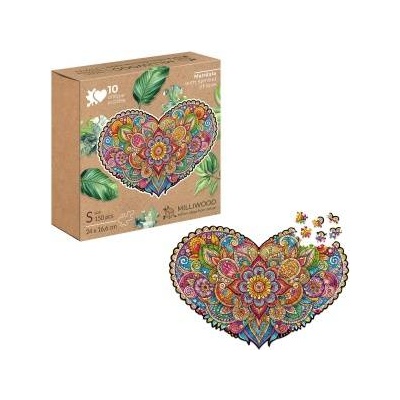 McQ by Alexander McQueen Alexander Mandala of Love with Love - wooden puzzle 150 pieces ZA6079