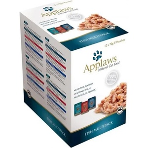 Applaws Fish in Broth Multipack - Комбинирани паучове с Риба 12х70 гр 8015CE-A