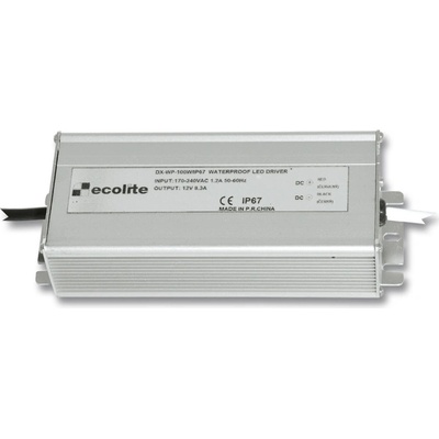 Ecolite El. trafo,230V-12V,8.3A,100W DX-WP-100W/IP67