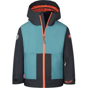 TROLLKIDS Детско зимно яке Trollkids Kid's Rauland Jacket Winter jacket - Stormy Blue / Black / Flame Orange - размер 92 (EU) (703-4006-0711)