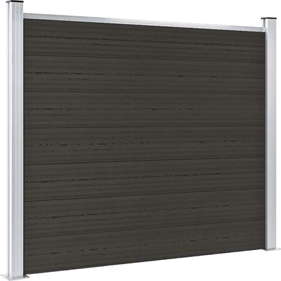 Nabytek XL Plotový dílec WPC 180 x 146 cm černý