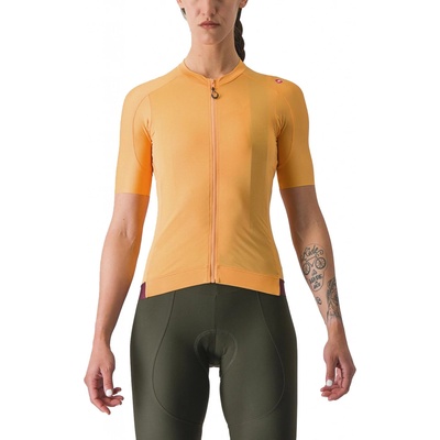 Castelli Espresso W Soft orange/Deep bordeaux