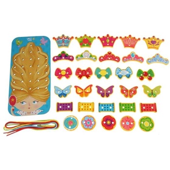 LUCY&LEO 289 Принцеса - дървен комплект за нанизване