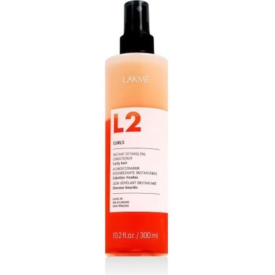 LAKMÉ COSMETICS L2 Curls Instant Detangling Conditioner 300 ml балсам за къдрава коса без отмиване унисекс