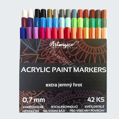 Artmagico Premium extra jemný hrot 0.7 mm sada 42 ks