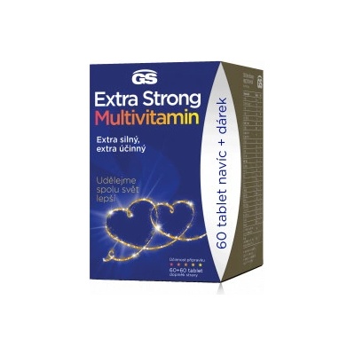 GS Extra Strong Multivitamin 60+60 tablet dárkové balení 2022