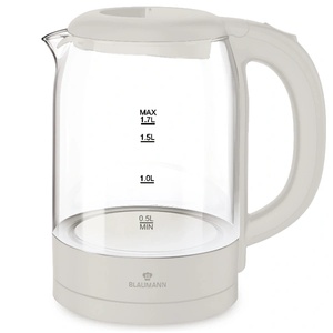 BLAUMANN BL-9007 1, 7L стъклен чайник с крем (BL-9007) Електрически кани