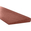 Gutta gumový obrubník nájezdový 100 x 25 x 1/4 cm červená