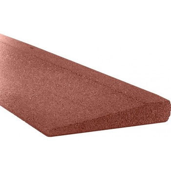 Gutta gumový obrubník nájezdový 100 x 25 x 1/4 cm červená