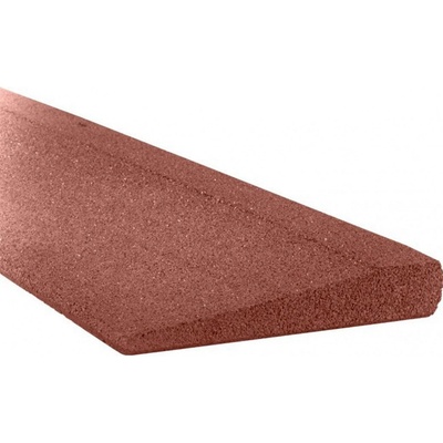Gutta gumový obrubník nájezdový 100 x 25 x 1/4 cm červená
