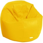 Pufrelax Пуф за деца, 210л. , Relaxo - Panama Yellow Quince, Водоустойчив, Перящ се калъф, Пълнеж от Полистиролни перли (PUF-G-R-PEX-YLQ)