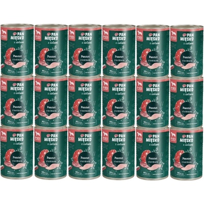 Pan Miesko s bylinkami paštéta s králikom 18 x 400 g