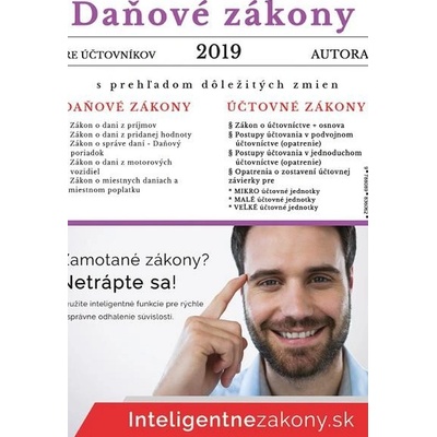 Daňové zákony 2019 pre účtovníkov