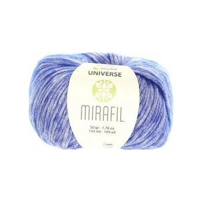 Mirafil Příze Universe Solid 453 - modrá melange