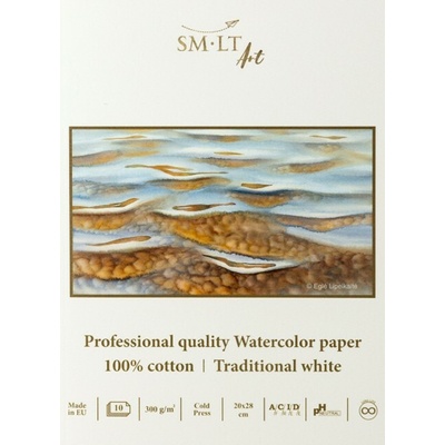 SM.LT Akvarelový papír Professional quality SMLT blok A5 300 g/m2 10 listů