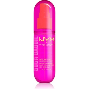 NYX Professional Makeup Fat Oil Body парфюмна мъгла за коса и тяло с аромат Suga Baddie 80ml