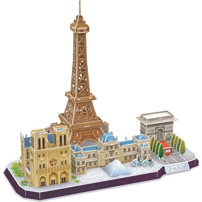 CubicFun 3D puzzle CityLine panorama Paříž 114 ks