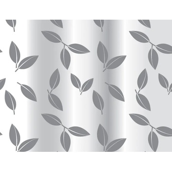 Image 1 of BISK ЗАВЕСА ЗА БАНЯ peva 180х200 СРЕБЪРНИ ЛИСТА (71108228)