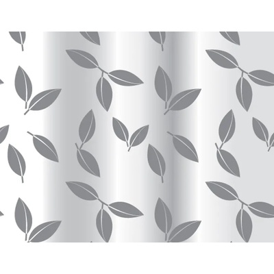 BISK ЗАВЕСА ЗА БАНЯ peva 180х200 СРЕБЪРНИ ЛИСТА (71108228)