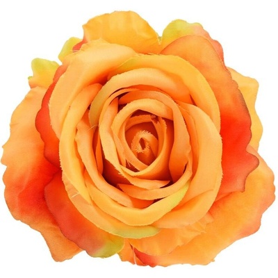 HLAVA RUŽA ORANŽOVÁ PRIEM:10CM BAL:12KS
