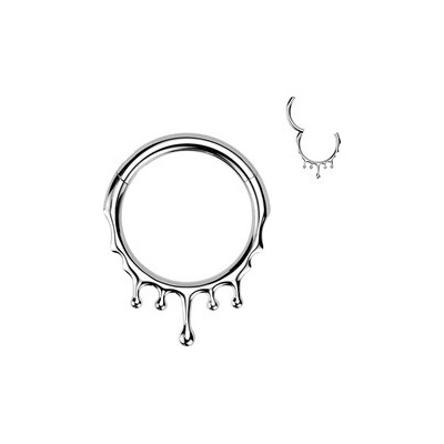Šperky4U Piercing segment kruh TITAN TIT1617-1208