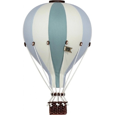 Super balloon dekorační horkovzdušný balón zelená/modrá M – Zboží Dáma