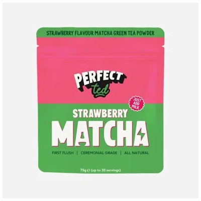 PerfectTed Ceremoniálna matcha jahoda 75 g