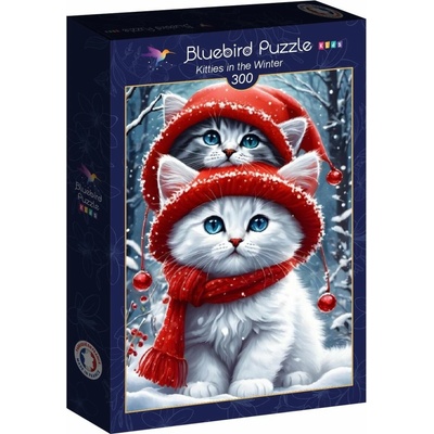 BlueBird Mačky v zime 300 dielov