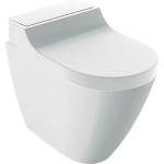 Geberit Тоалетна чиния Geberit Aquaclean Tuma Comfort в алпийско бяло с електрическо биде (146.310.11.1)
