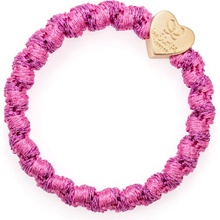 By Eloise London Gold Heart Woven farba Bubblegum Pink