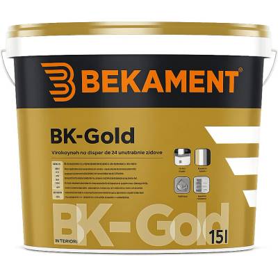 Bekament Umývateľná interiérová farba biela BK-Gold 1 l