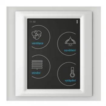 ЕЛКО ЕП Устройство с touch-контрол - RF Touch-W (със Залепяне) /Бяло-Тъмносиво с тъмносиво (RFTW-AWH-BDG-CDG)