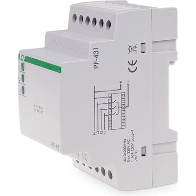 F&F automatický fázový přepínač 16A 3x230V+N PF-431