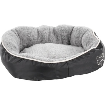 Flamingo - Меко легло за кучета и котки, 52 x 46 x 20см. - сиво черно