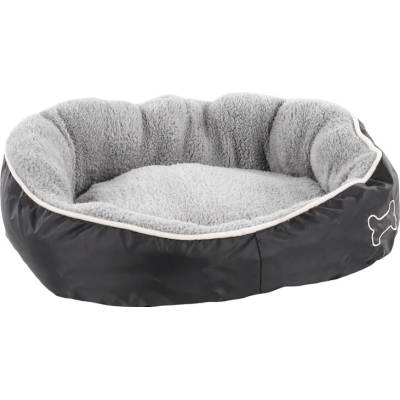 Flamingo - Меко легло за кучета и котки, 52 x 46 x 20см. - сиво черно