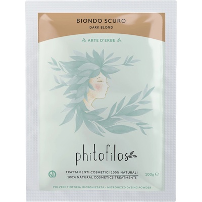 Phitofilos Zmes na farbenie vlasov tmavá blond 100 g