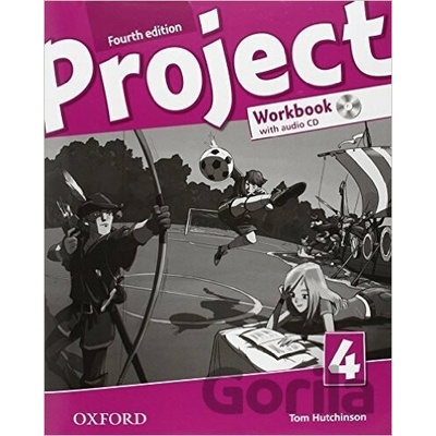 Project Fourth Edition 4 Pracovní sešit s poslechovým CD a přípravou na testování Hutchinson HardyGould T.; Trnová J.; M.