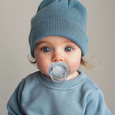 Lovi dudlík silikon dynamický Prime 1ks Baby Blue